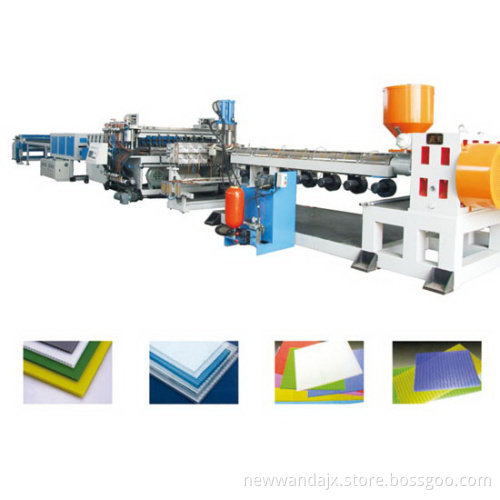 Hollow Grid Sheet Extrusion Line